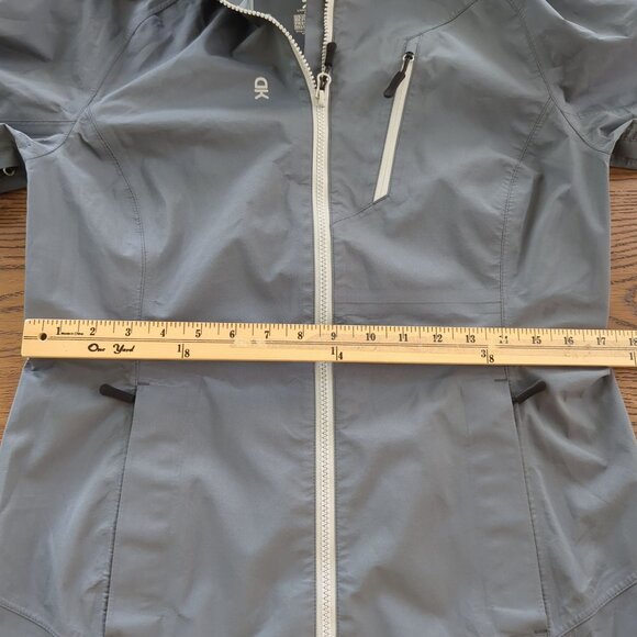 Little Donkey Andy long sleeve zipper front hooded high low lightweight Jacket S - Picture 11 of 16